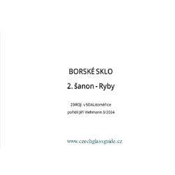 Borské sklo - Šanon 2 - Ryby