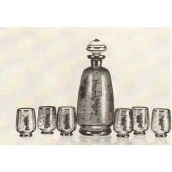 Borské sklo -  Drinking set