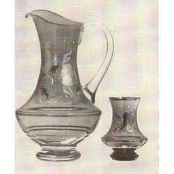 Borské sklo -  Drinking set