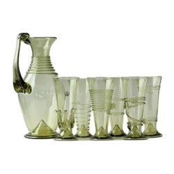 Sklárna Svojkov - Lesni sklo - Drinking set