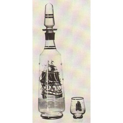 Borské sklo -  Drinking set