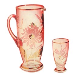 Borské sklo -  26041/1148/1,5, Drinking set