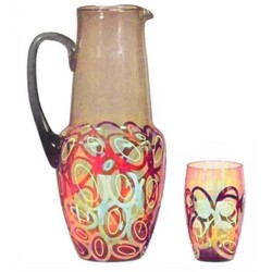 Borské sklo -   Drinking set