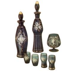 Borské sklo -  16073, Drinking set