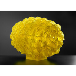 I. Mareš: cast glass sculpture