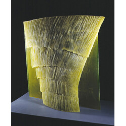 I. Mareš: cast glass sculpture