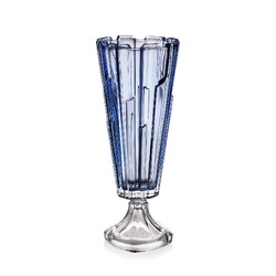 Bohemia Treasury - Bolero footed vase Blue