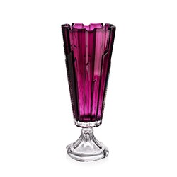 Bohemia Treasury - Bolero footed vase Purple