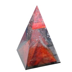 M. Fišar - Sculpture Red Pyramid